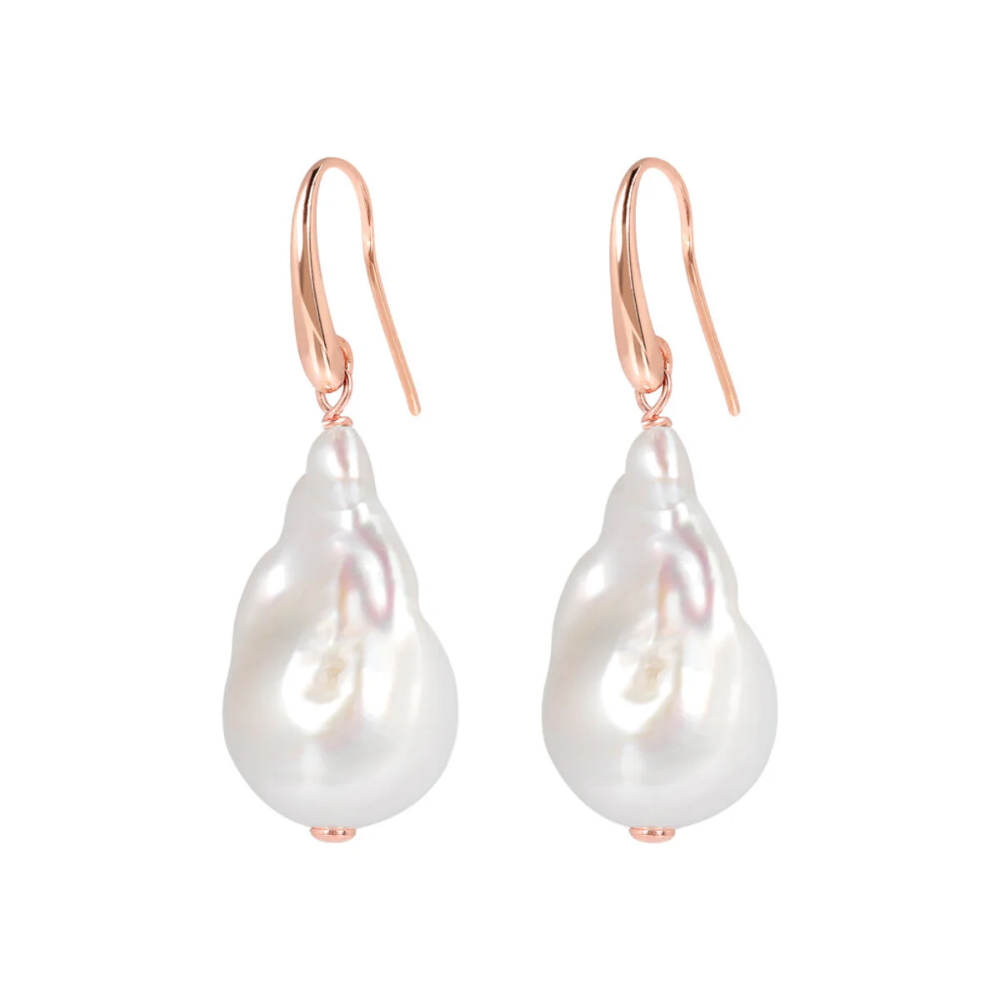 Bronzallure Maxima Cultured White Pearl Drops