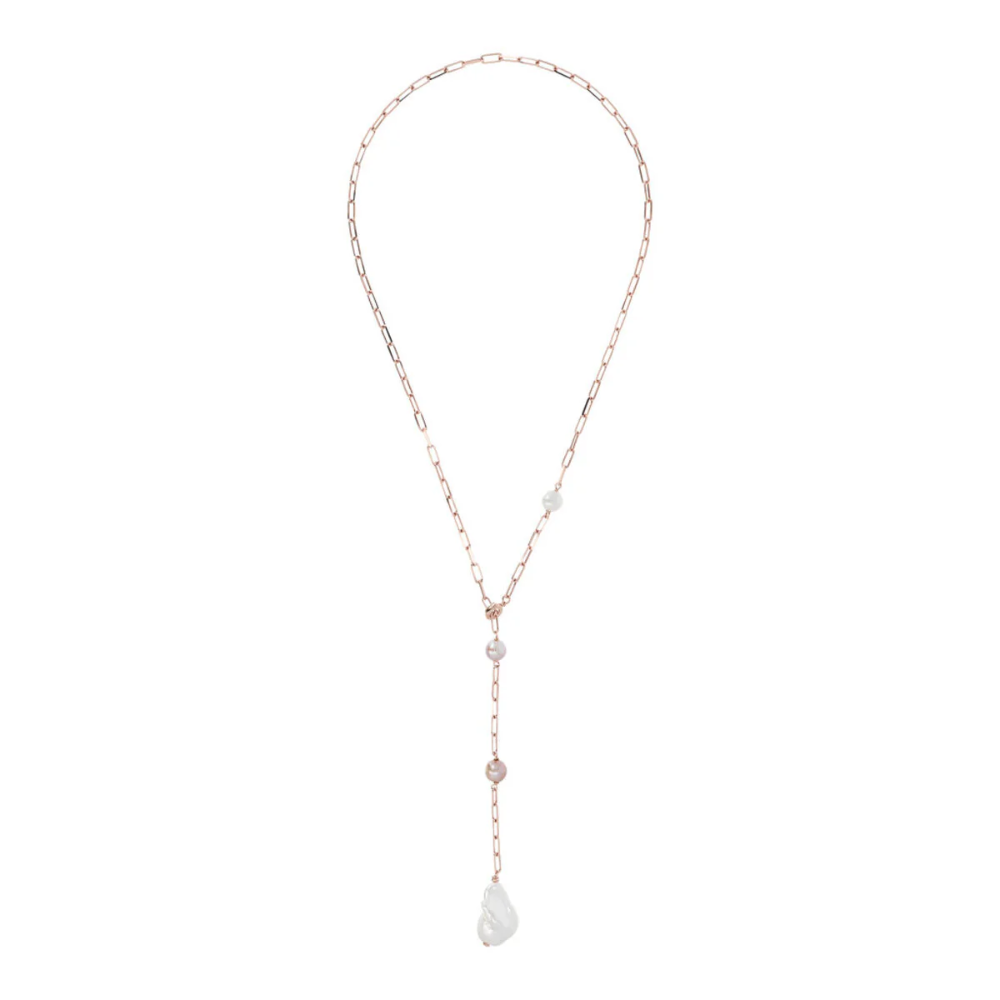 Bronzallure Maxima Cultured White Pearl Necklace