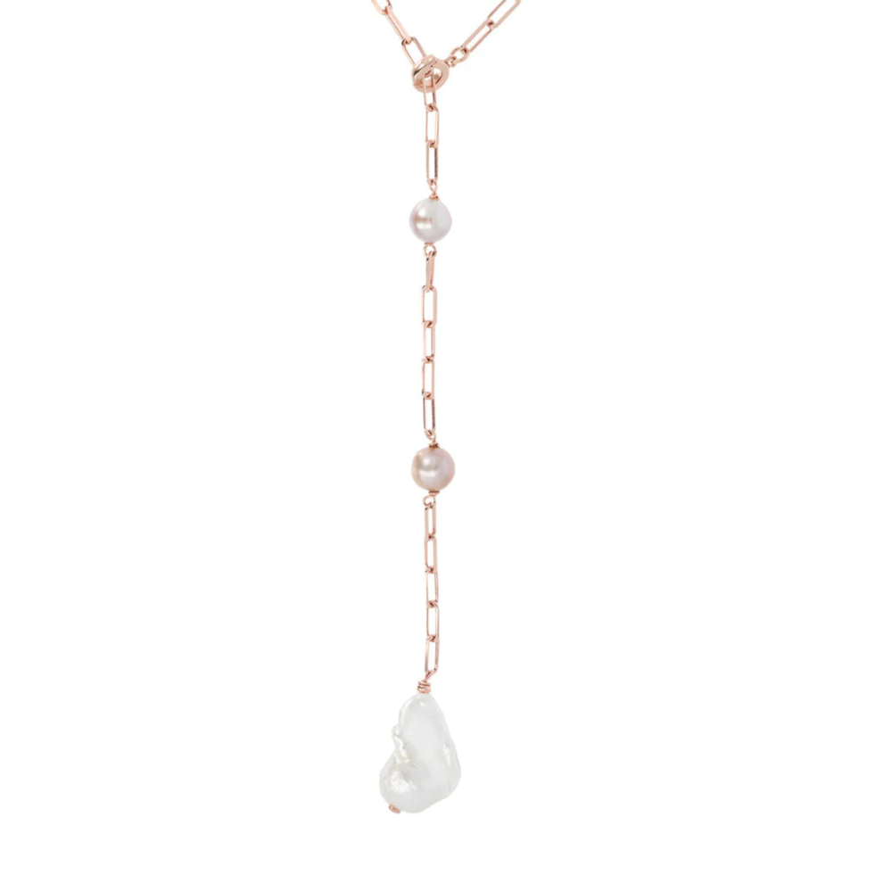 Bronzallure Maxima Cultured White Pearl Necklace