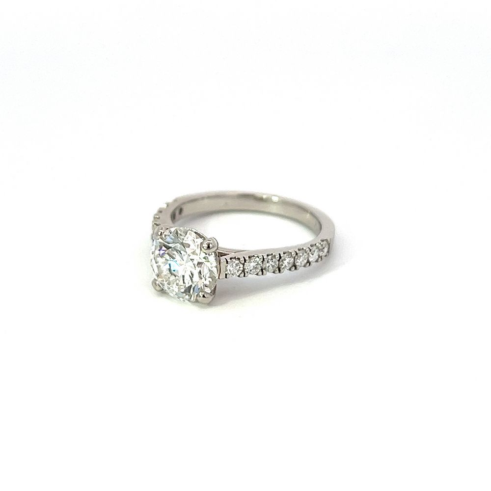 2ct Diamond Solitaire Platinum Ring