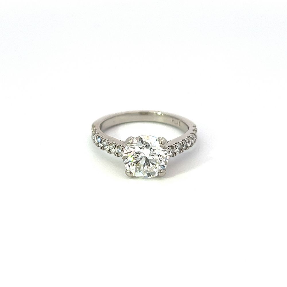 2ct Diamond Solitaire Platinum Ring