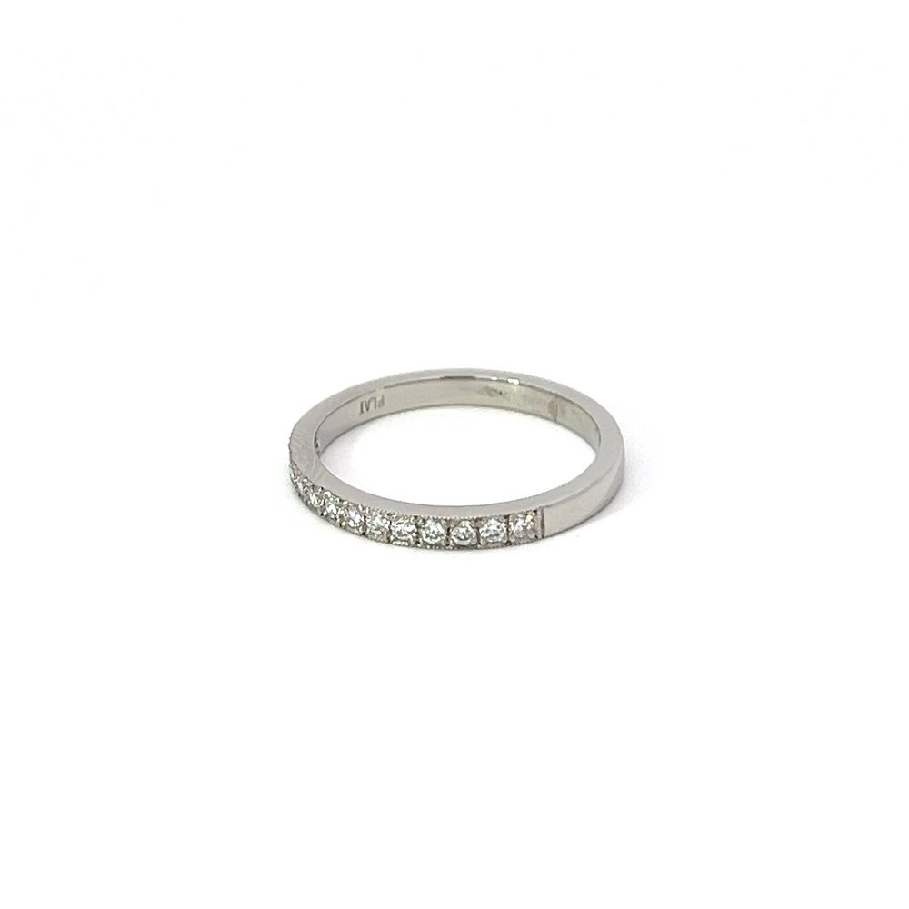 Diamond Half Band in 18ct White Gold