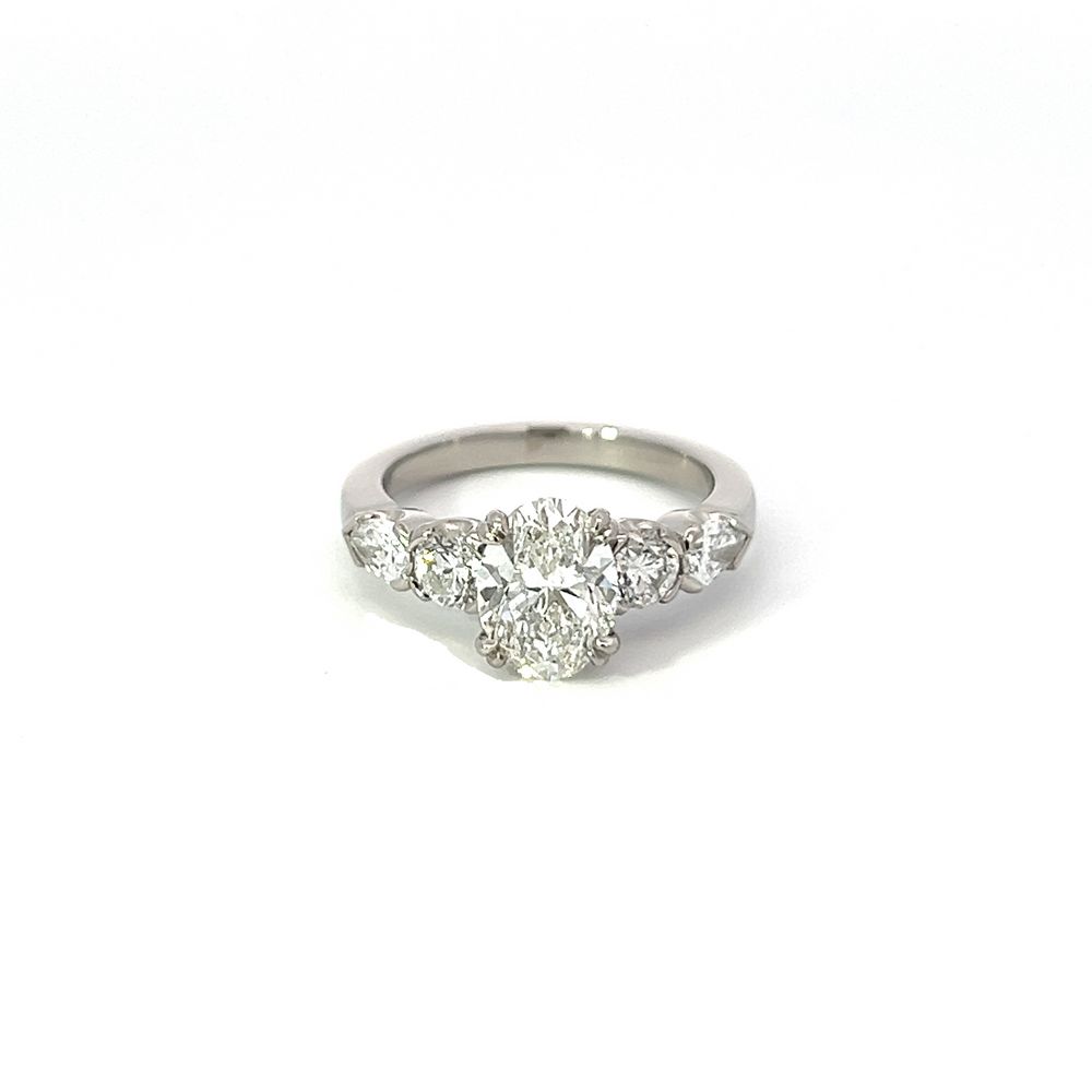 2.36tcw Multi-Shape Diamond Ring in Platinum