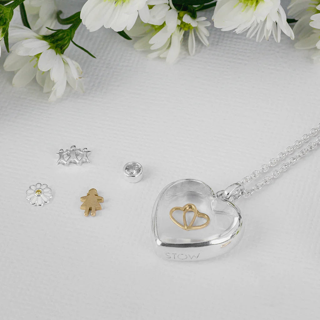 STOW Petite Silver Heart Locket