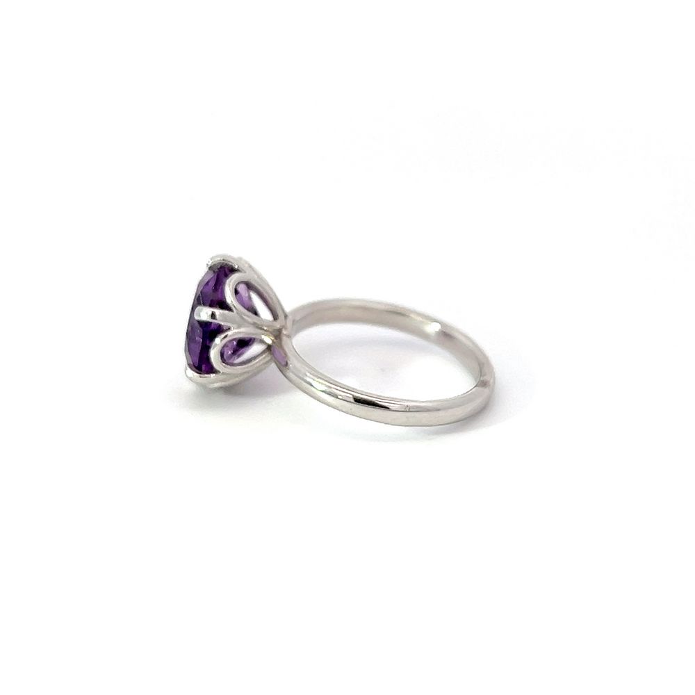 Amethyst Solitaire Ring