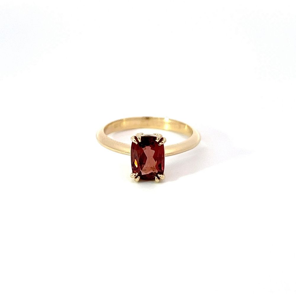 Antique Cushion-Cut Spinel Solitaire Ring