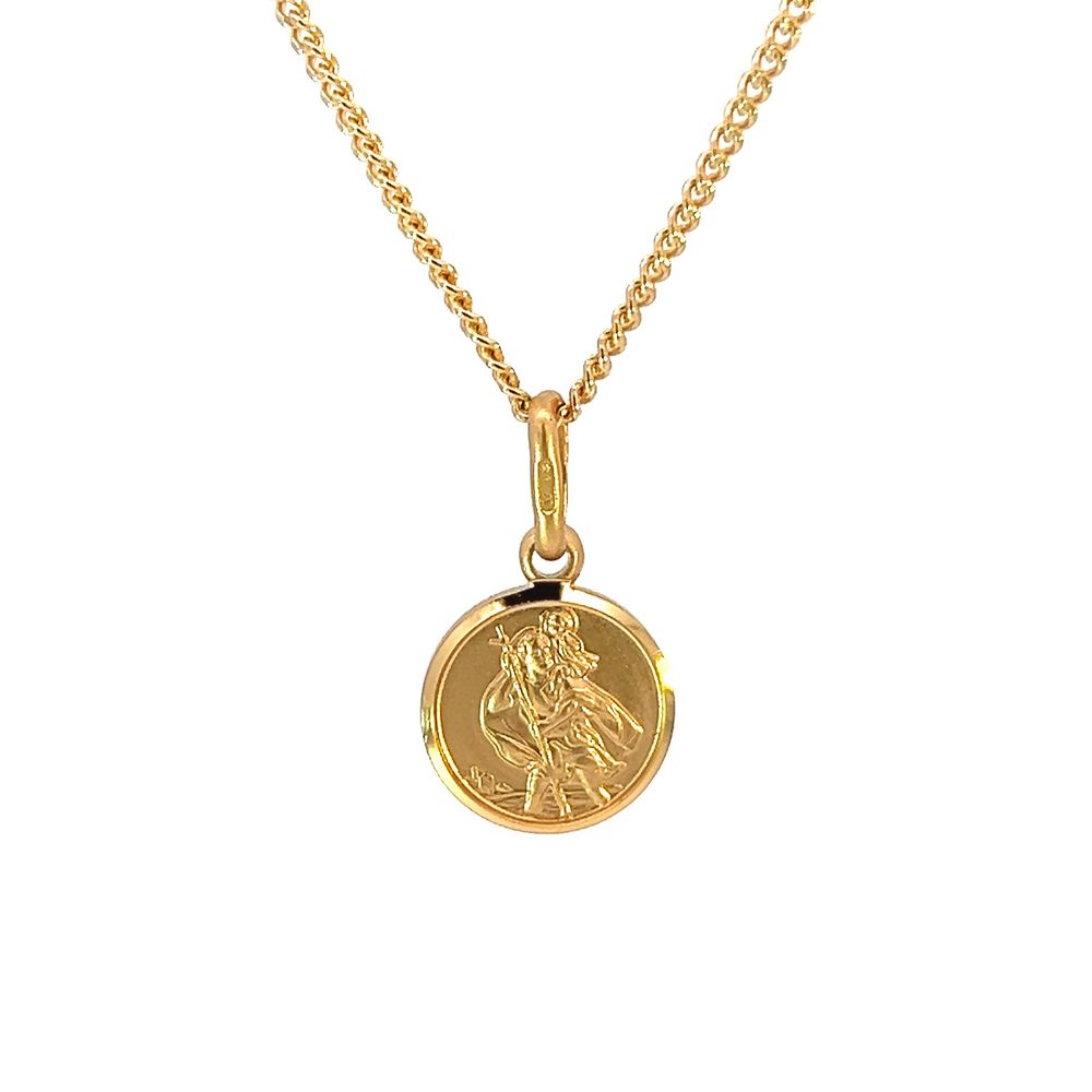 9ct Gold Saint Christopher Pendant