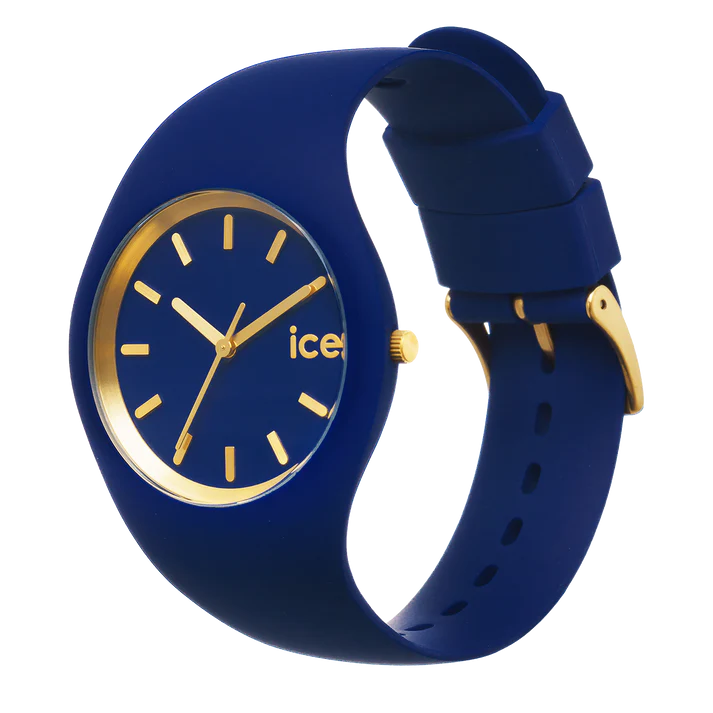 Ice Glam Brushed Lazuli Blue Watch - Medium