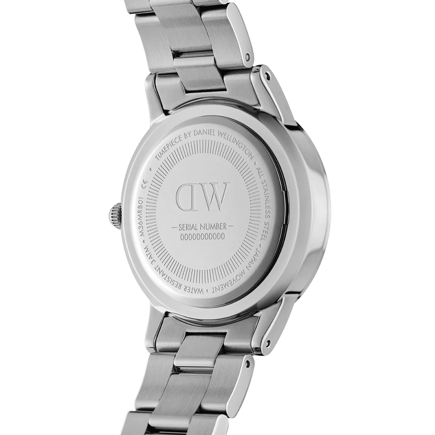 DW Iconic Link Watch in Silver/Black - 40mm