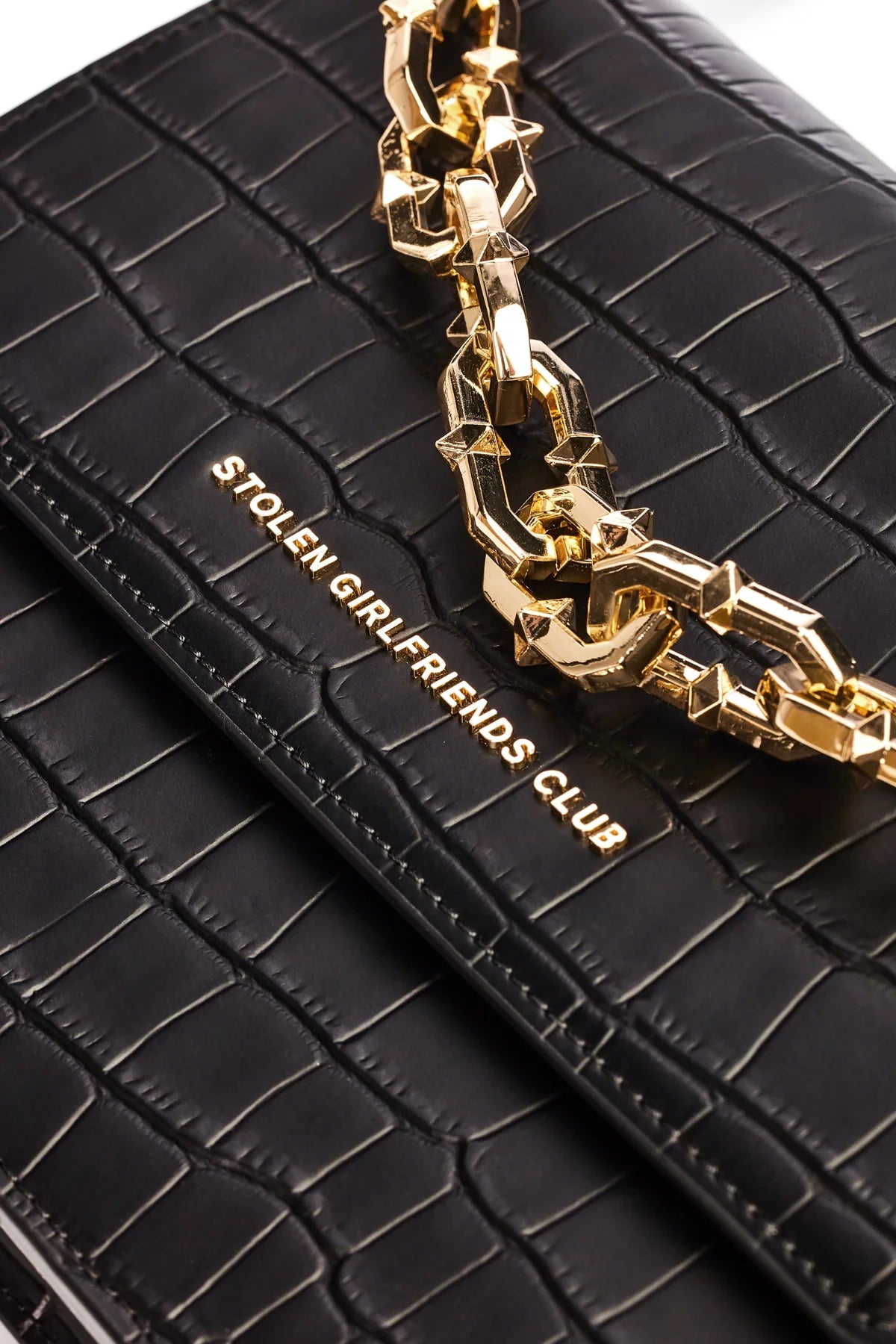 Stolen Girlfriend Club Big Trouble Bag Gold