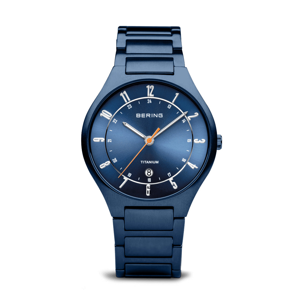 BERING Titanium Matte Blue Men's Watch