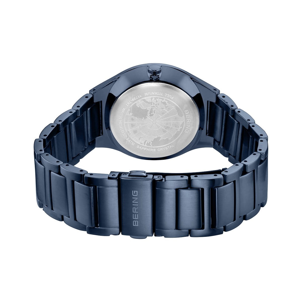 BERING Titanium Matte Blue Men's Watch