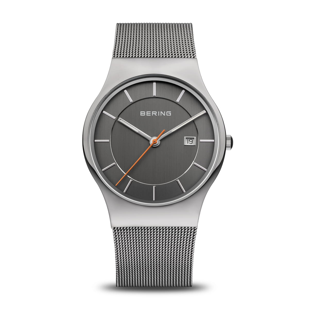 BERING Classic Polished Grey Men's Watch