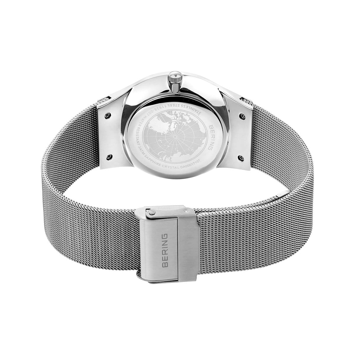 BERING Classic Polished Grey Men's Watch