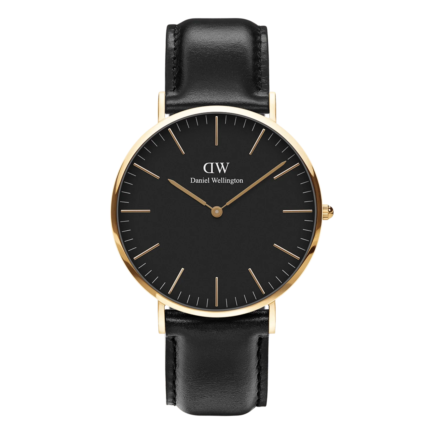 DW Classic Sheffield Watch in Gold/Black - 40mm