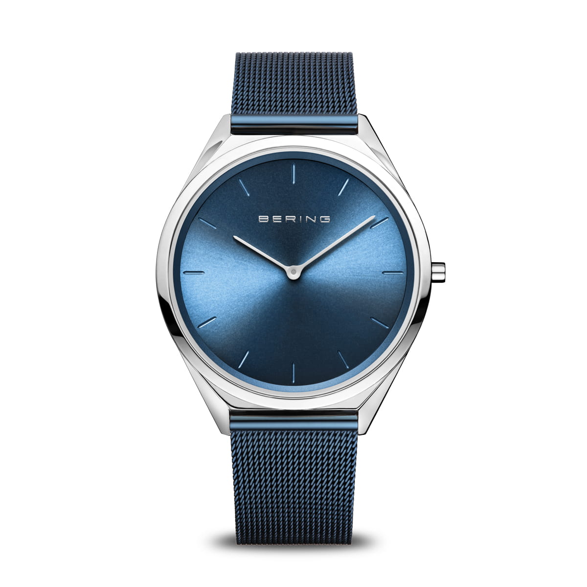 BERING Ultra Slim Polished Silver Unisex Watch