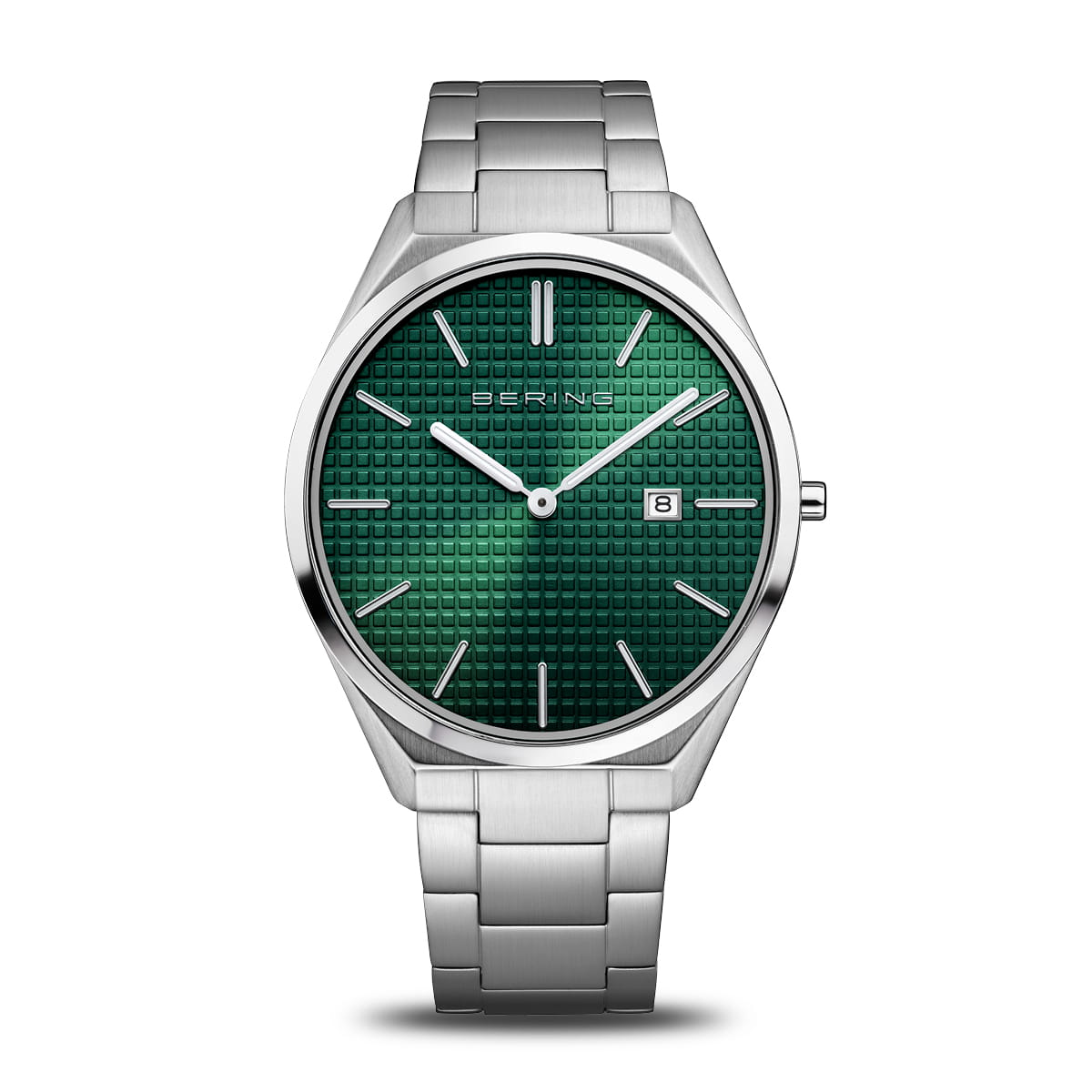 Bering Gents Green Sunray Dial Watch