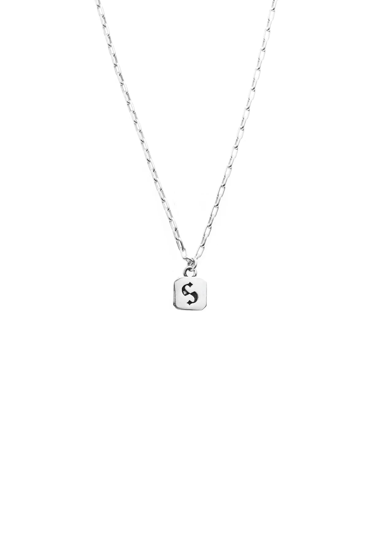 Stolen Girlfriends Club S-Logo Tag Necklace