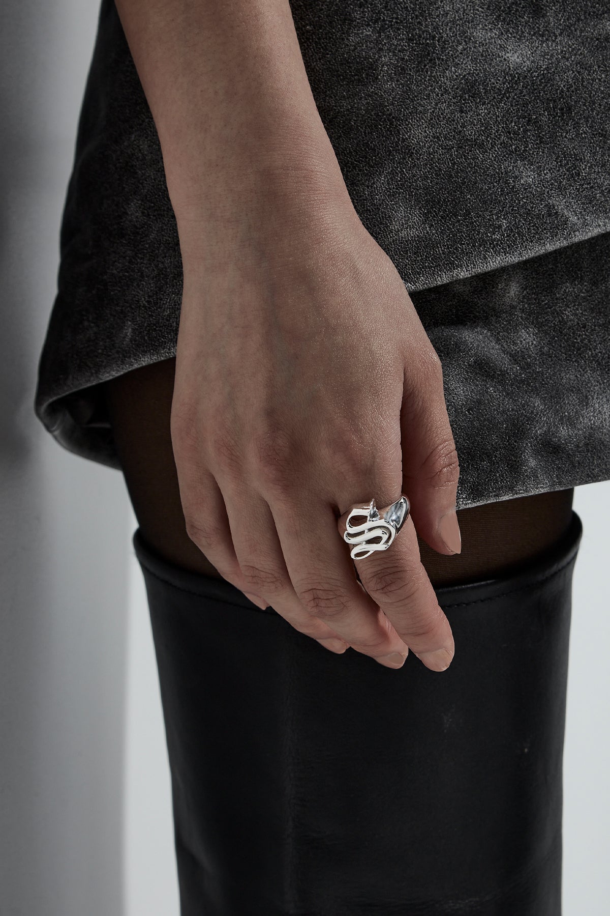 Stolen Girlfriends Club Old English Signet Ring