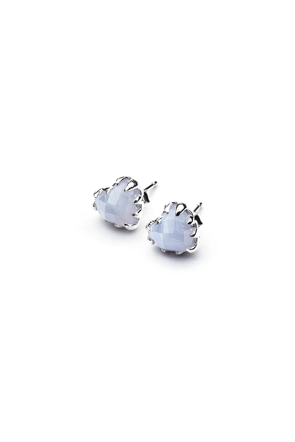 Stolen Girlfriends Club Love Claw Earrings Blue Lace Agate