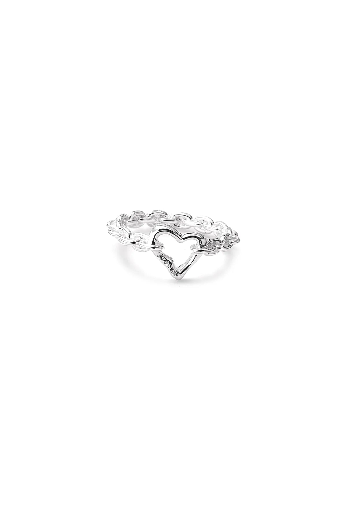 Stolen Girlfriends Club Melted Heart Chain Ring