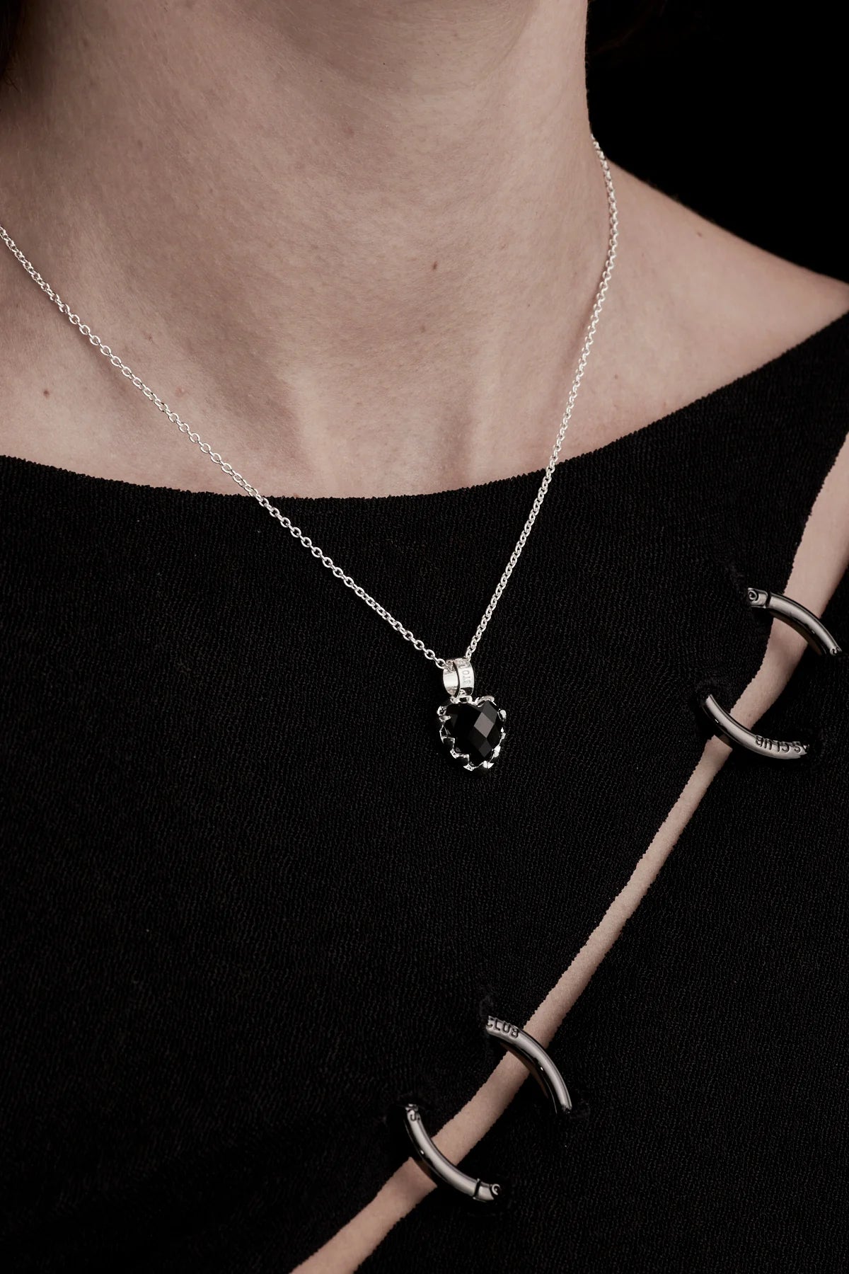 Stolen Girlfriends Club Love Claw Necklace Onyx