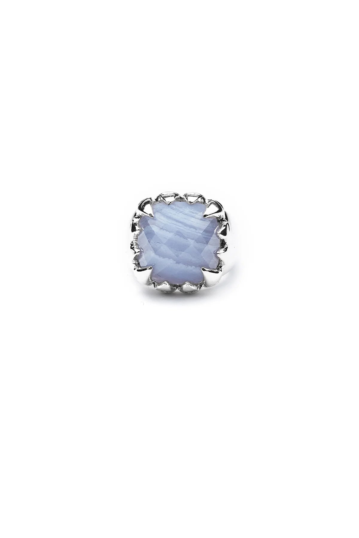 Stolen Girlfriends Club Claw Ring Blue Lace Agate