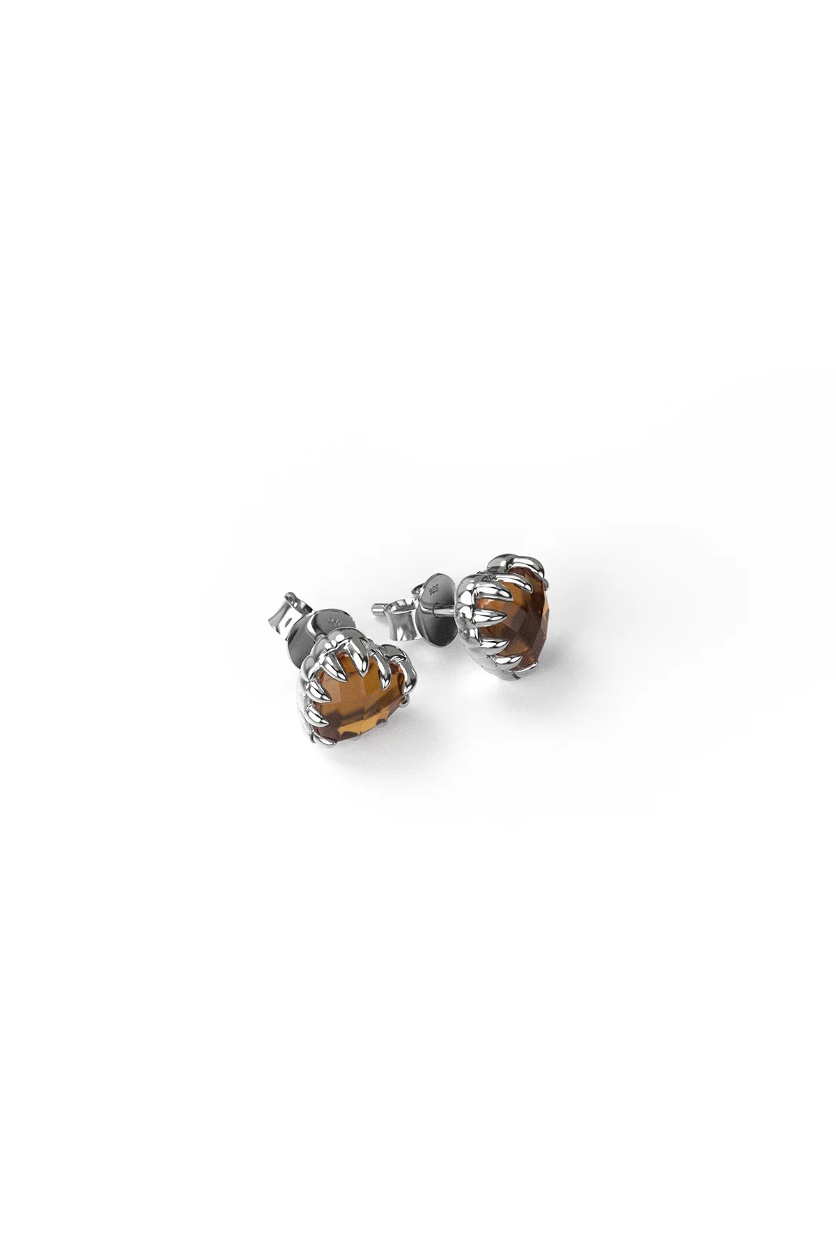 Stolen Girlfriends Club Love Claw Earrings in Citrine