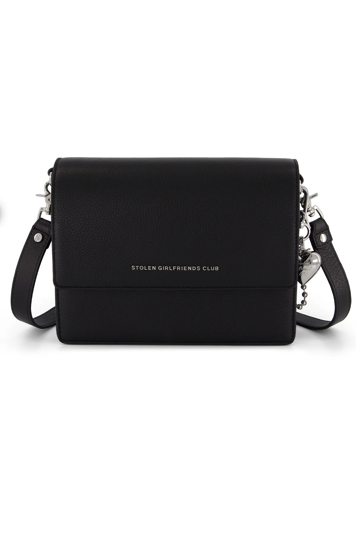 Stolen Girlfriends Club Big Trouble Bag in Black Pebble