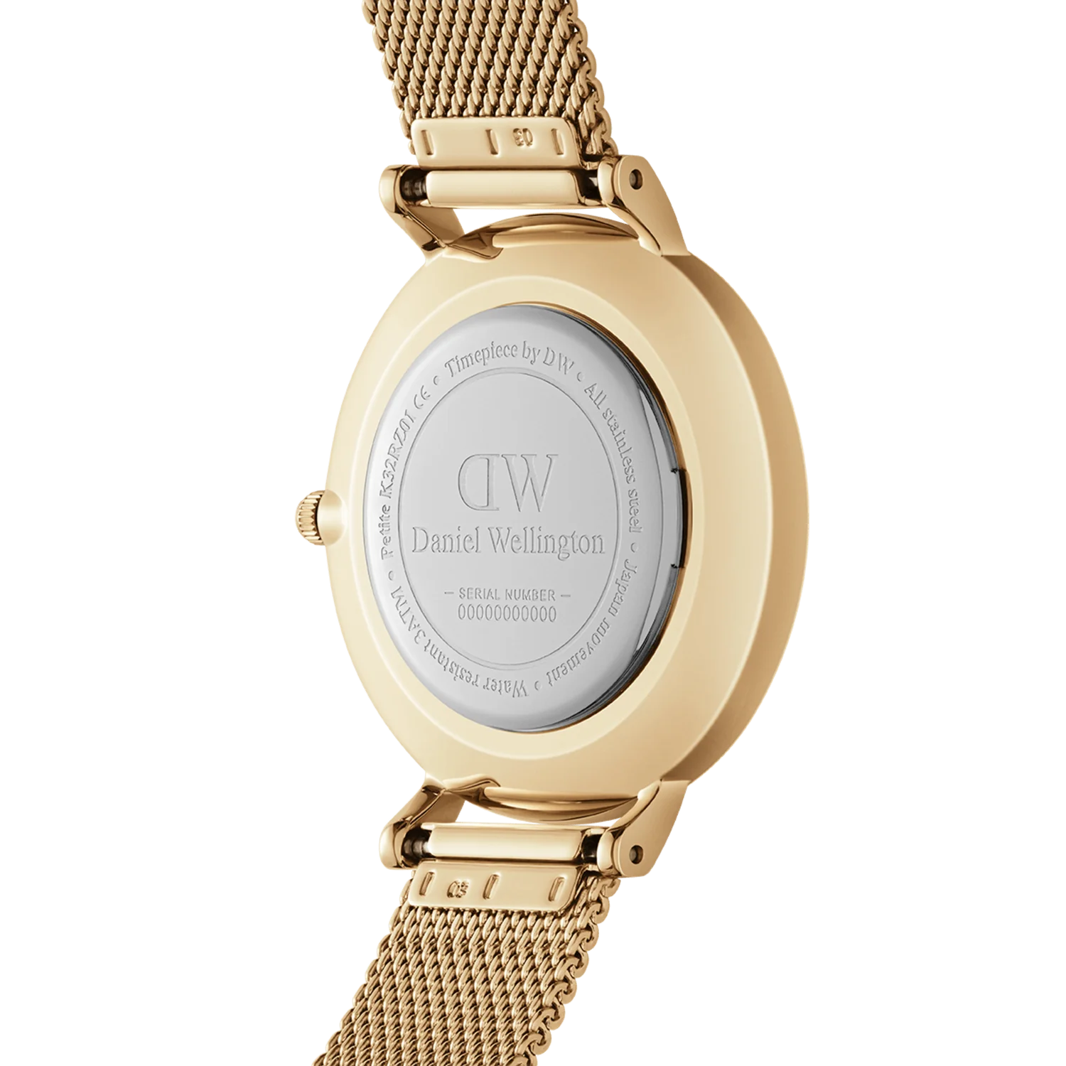 DW Petite Evergold Watch in Gold/Black - 28mm