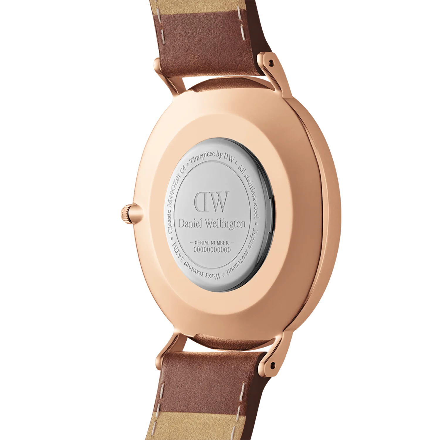 DW Classic St Mawes Watch in Rose Gold/Arctic Blue - 40mm