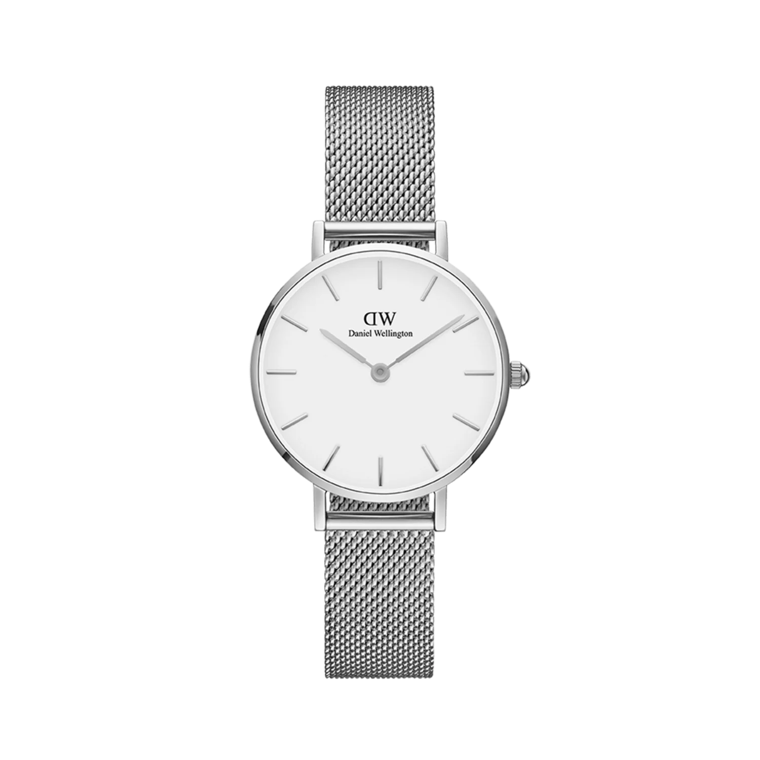 DW Petite Sterling Watch in Silver/White - 28mm