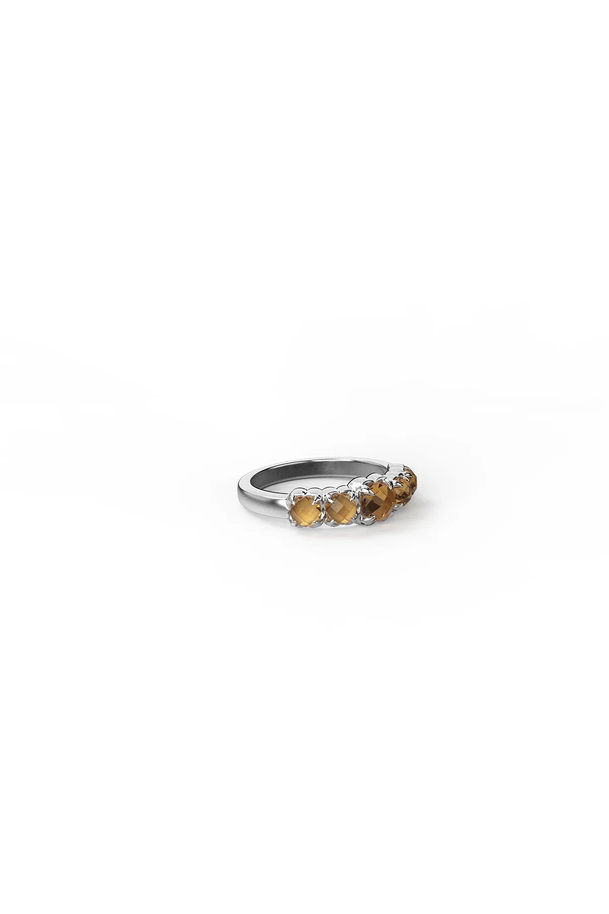Stolen Girlfriends Club Halo Cluster Ring in Citrine