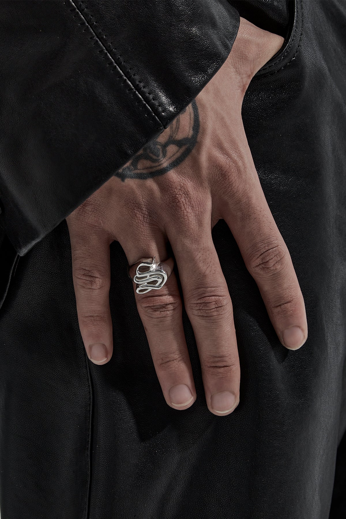 Stolen Girlfriends Club Old English Signet Ring