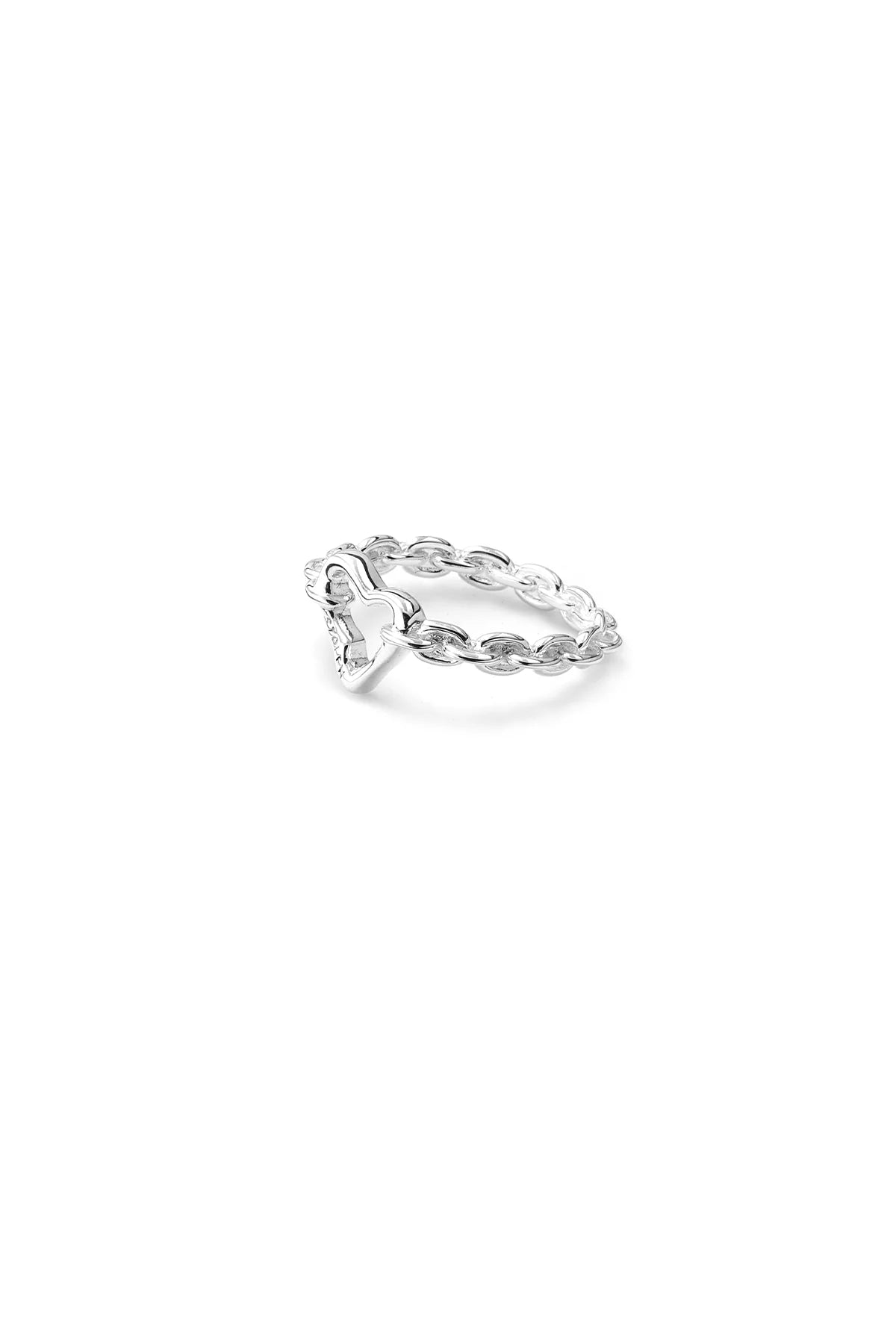 Stolen Girlfriends Club Melted Heart Chain Ring