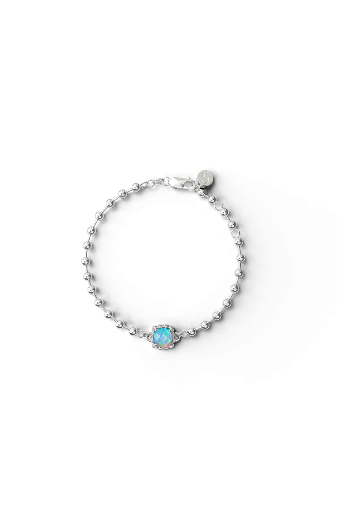 Stolen Girlfriends Club Baby Claw Ball Chain Bracelet Bello Opal