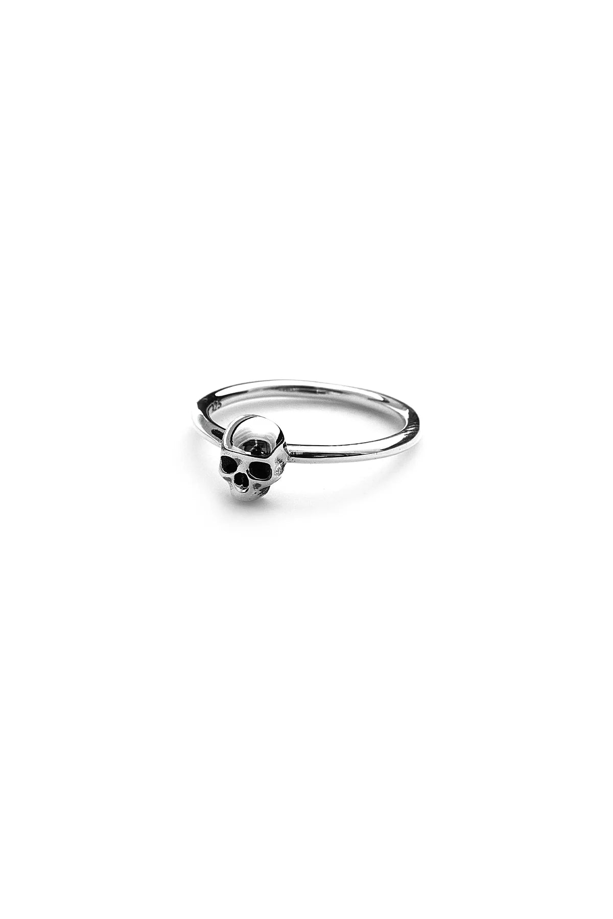 Stolen Girlfriends Club Silver Micro Skull Ring