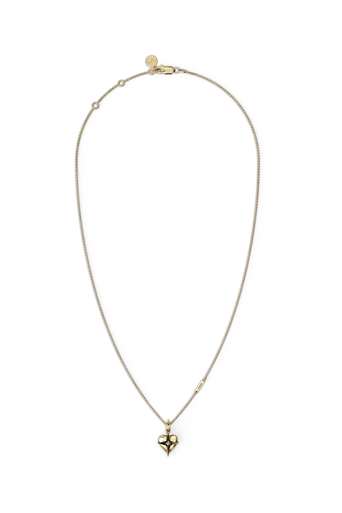 Stolen Girlfriends Club Celestial Heart Necklace - Gold Plated