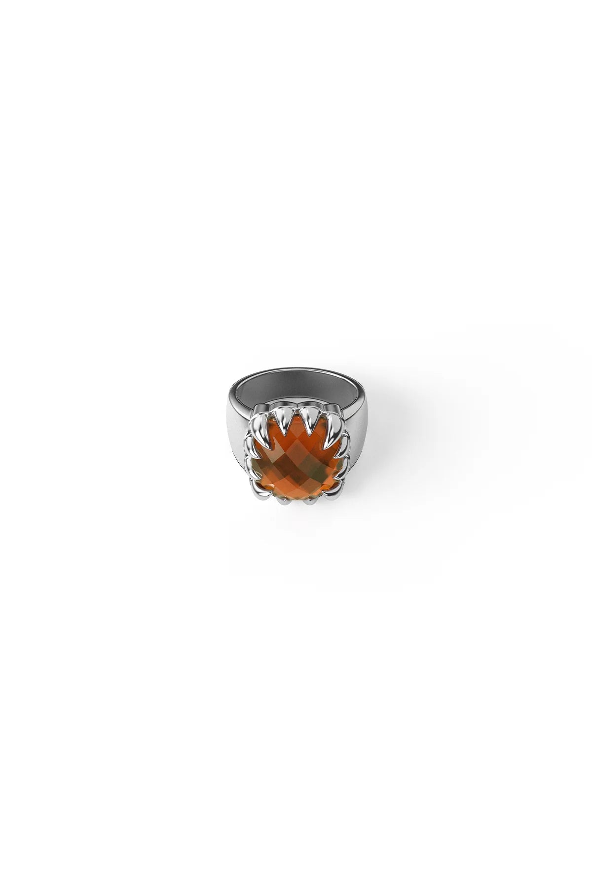Stolen Girlfriends Club Claw Ring in Citrine