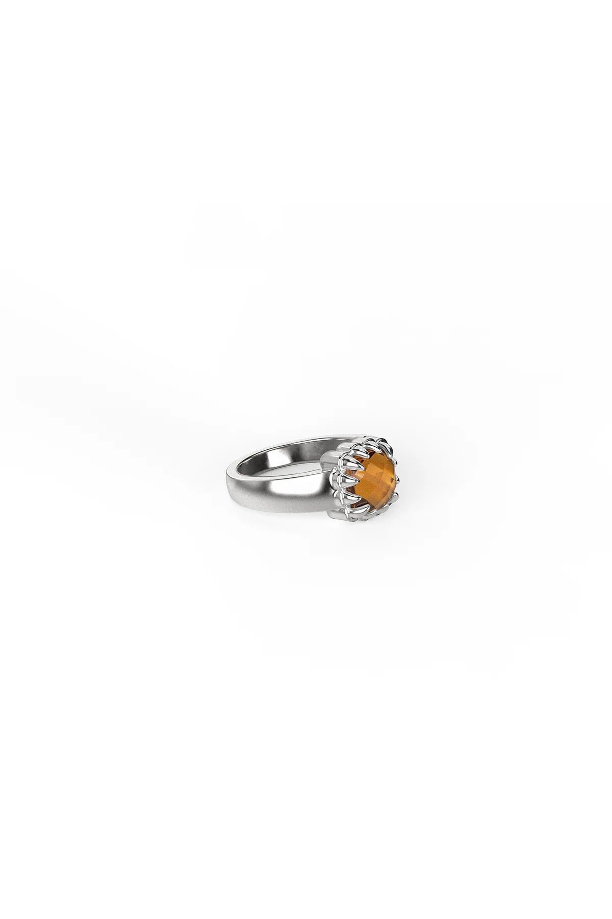 Stolen Girlfriends Club Baby Claw Ring in Citrine