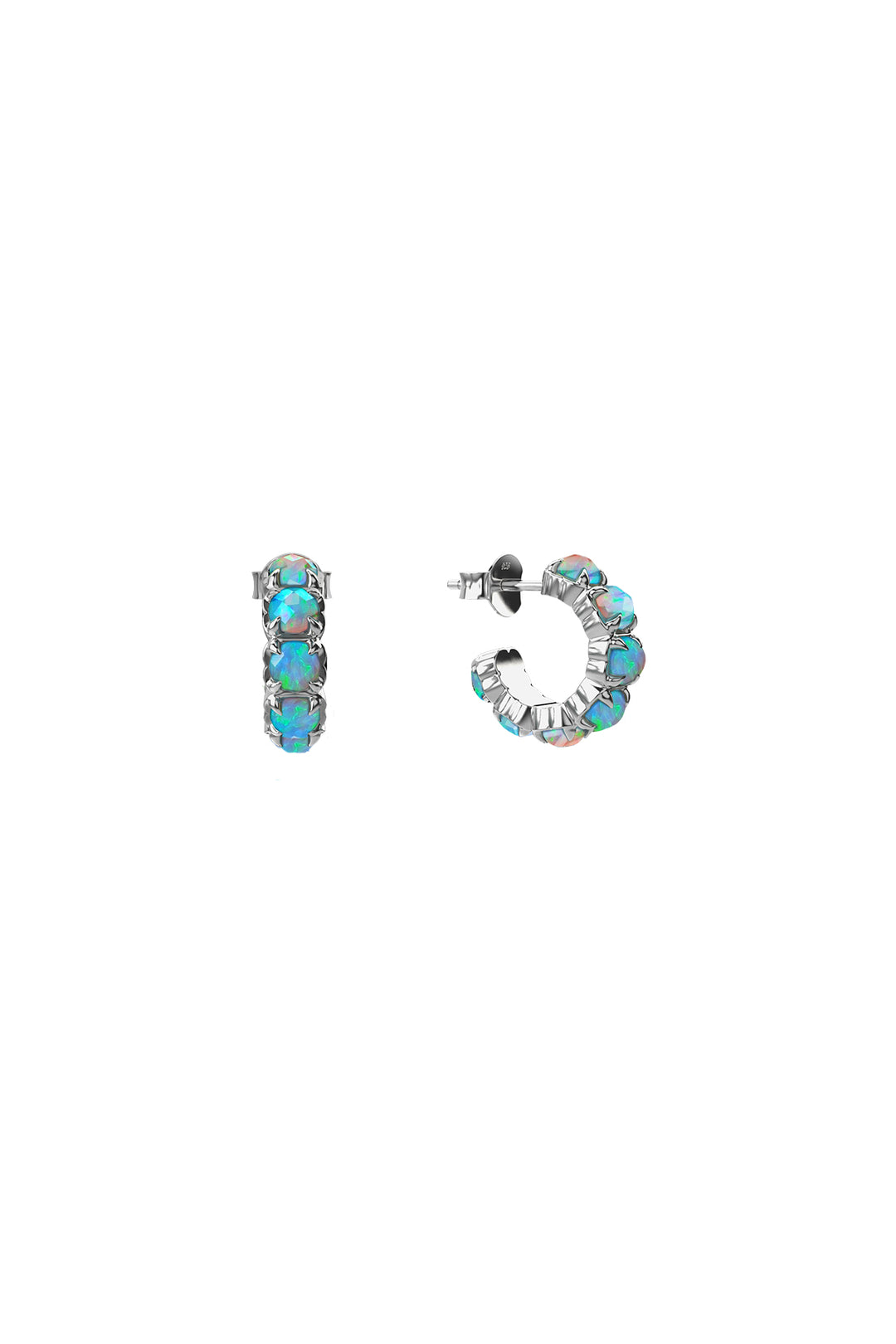 Stolen Girlfriends Club Halo Cluster Earrings Bello Opal