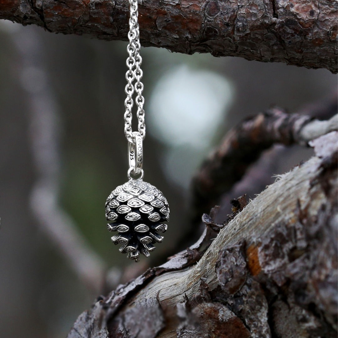 Evolve Pinecone Necklace (Independence & Intuition)