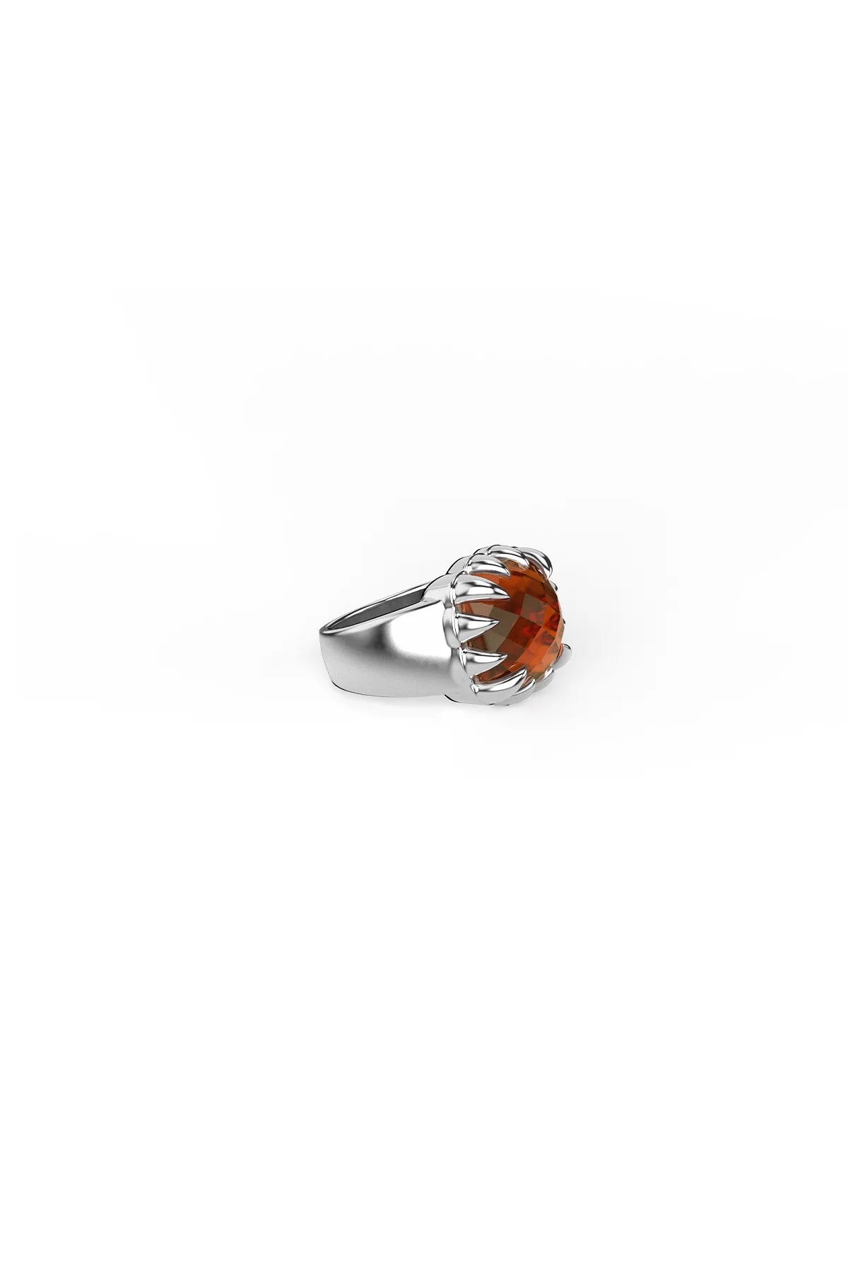Stolen Girlfriends Club Claw Ring in Citrine
