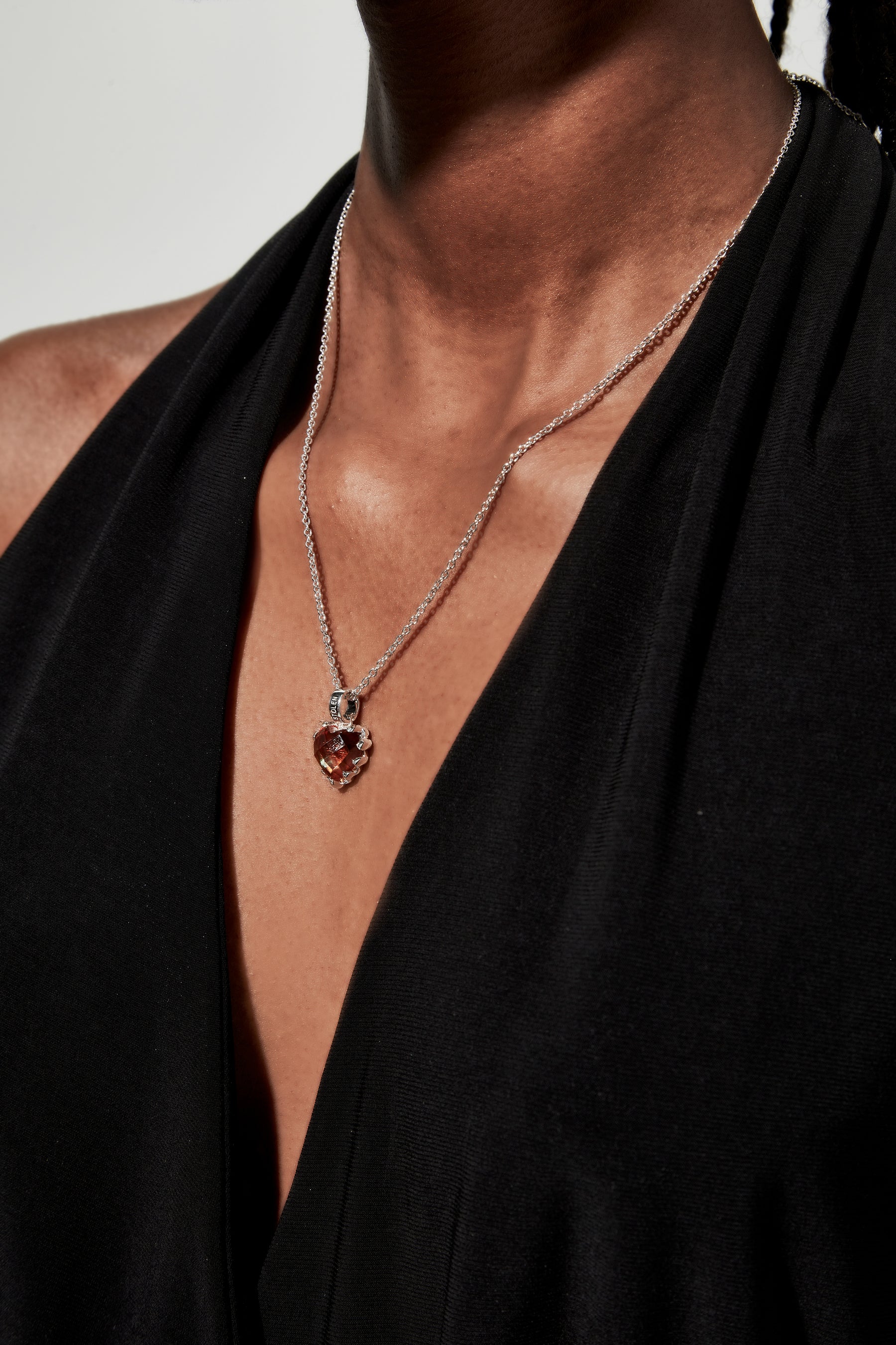 Stolen Girlfriends Club Love Claw Necklace in Citrine