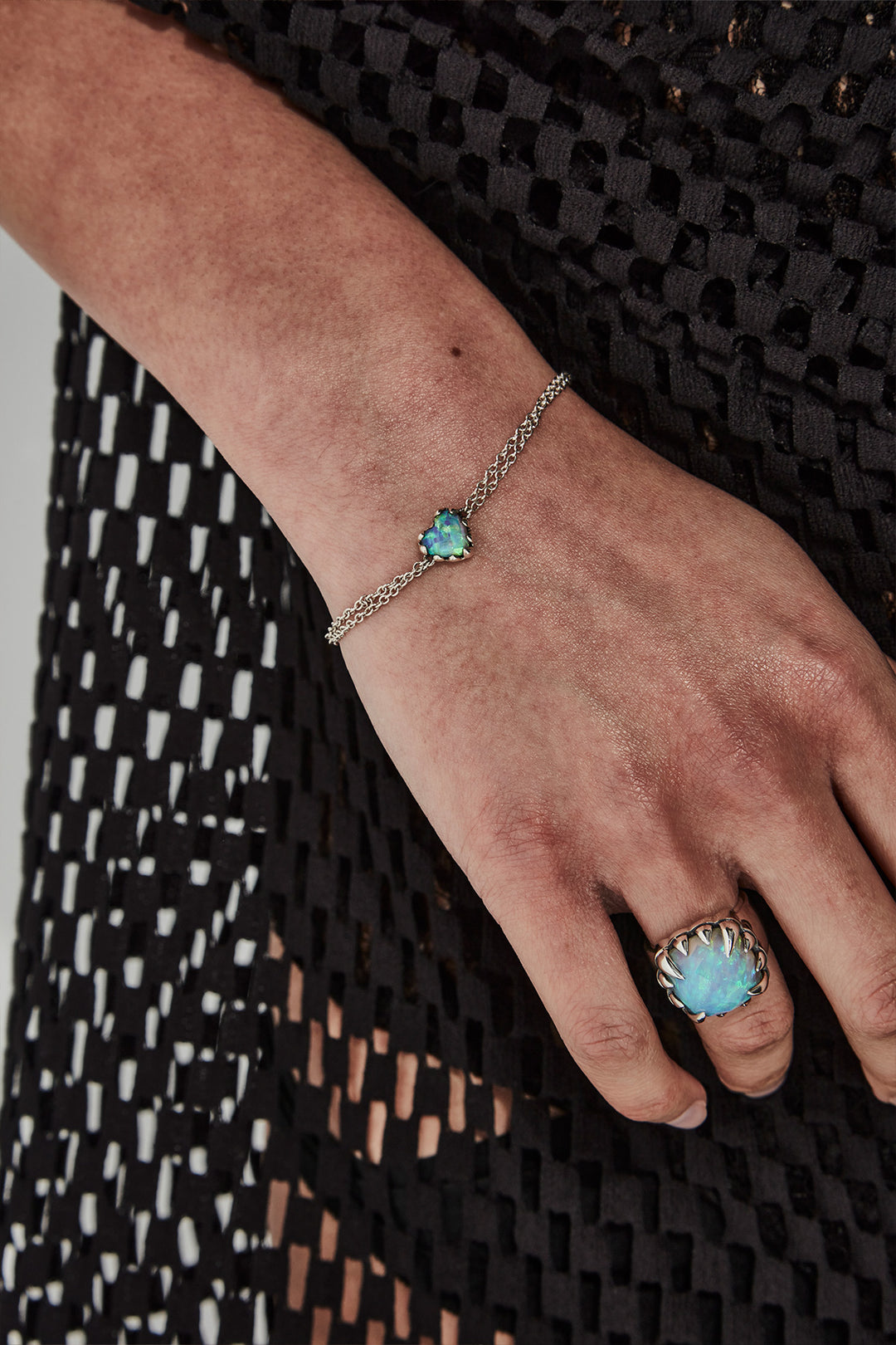 Stolen Girlfriends Club Love Claw Bracelet Bello Opal