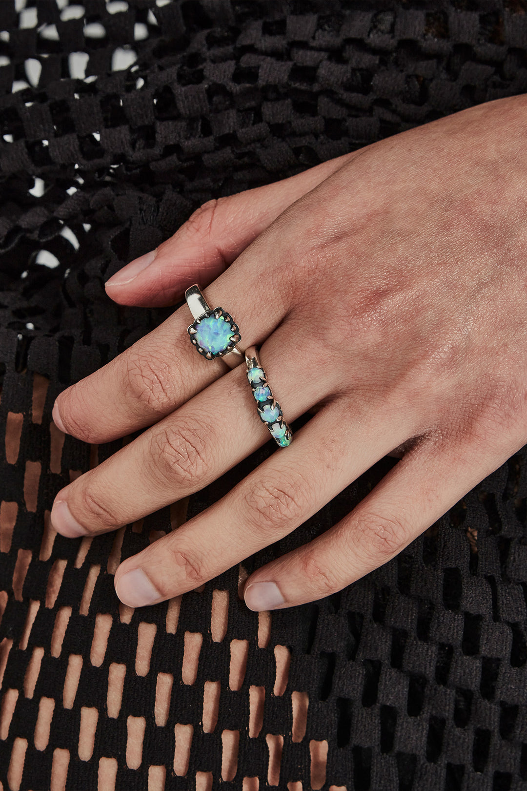 Stolen Girlfriends Club Baby Claw Ring Bello Opal