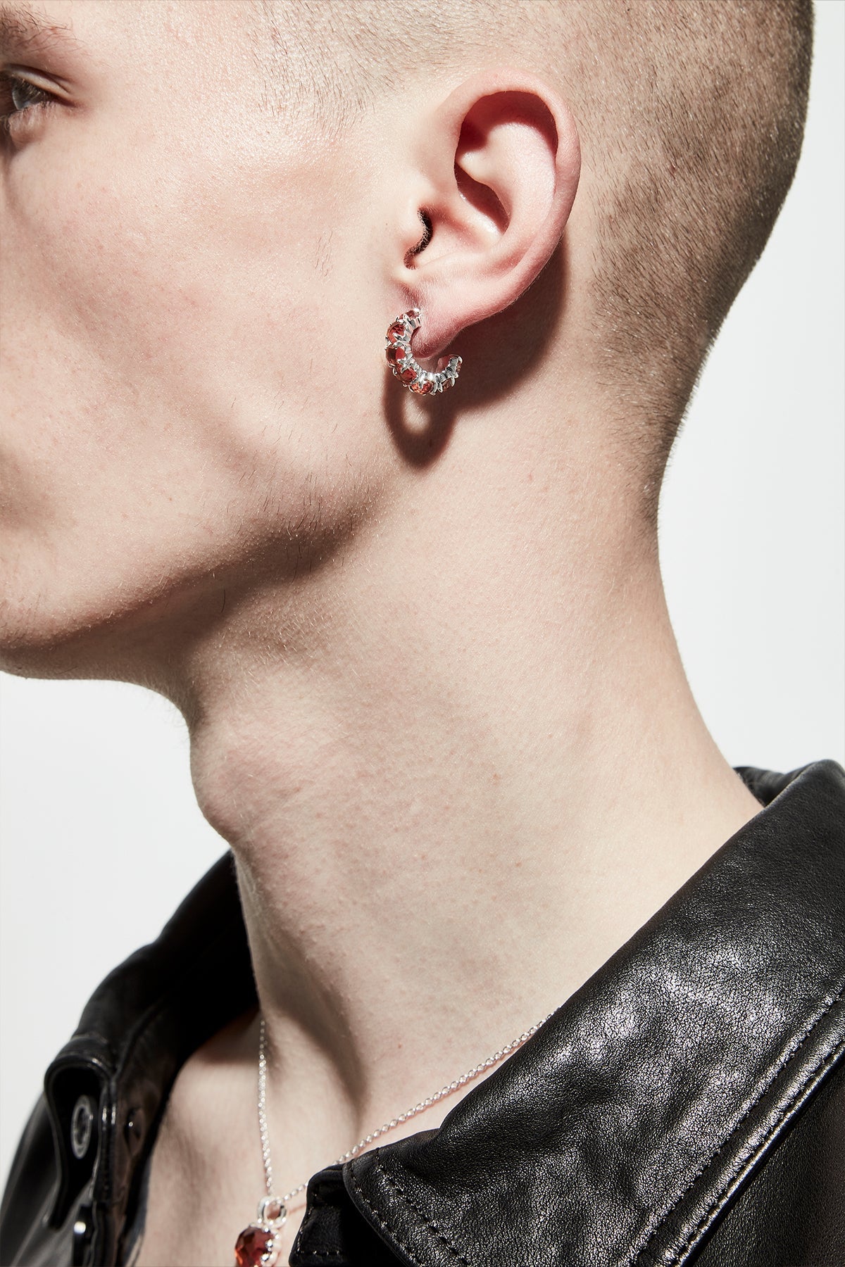 Stolen Girlfriends Club Halo Cluster Earrings in Citrine