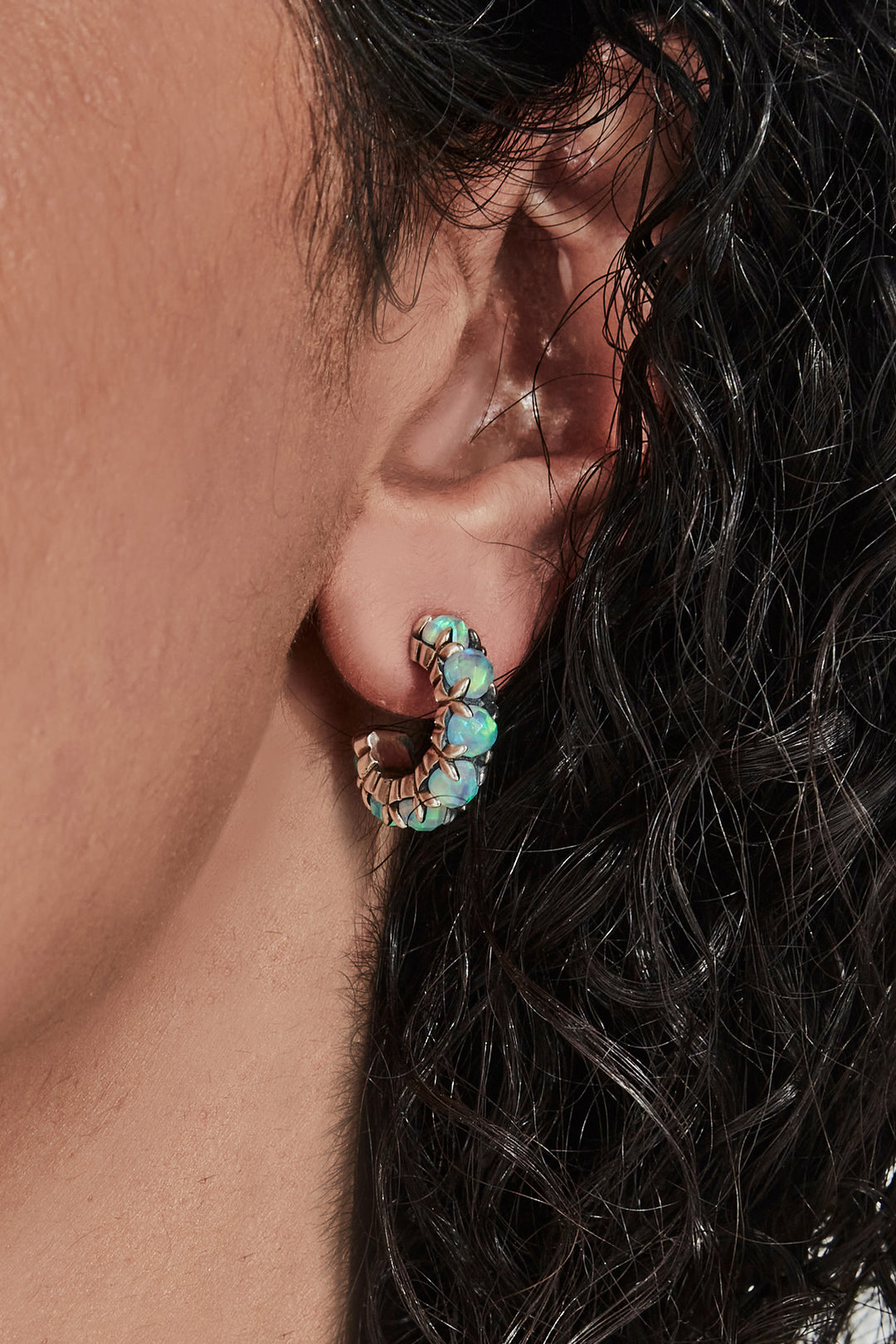 Stolen Girlfriends Club Halo Cluster Earrings Bello Opal