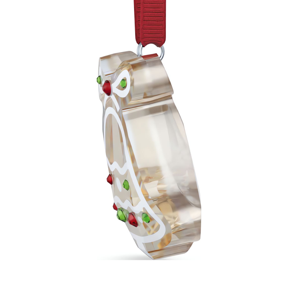 Swarovski 2024 Holiday Cheers Gingerbread Bell Ornament