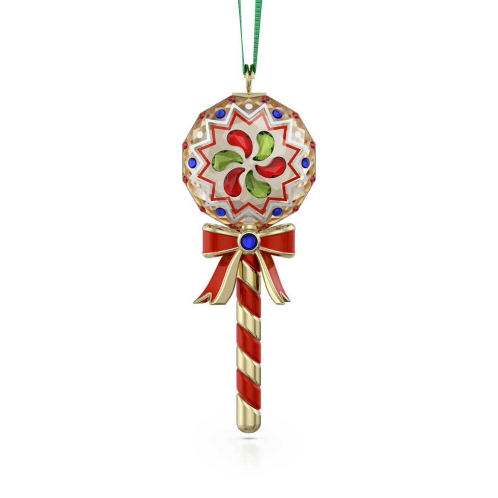 Swarovski 2024 Holiday Cheers Dulcis Lollipop Ornament